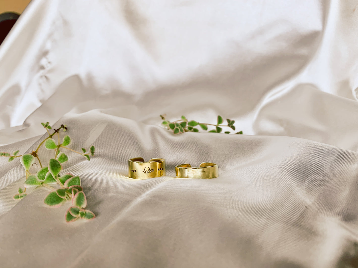 Custom Hand-Stamped Sterling Silver Ring (Pronoun / Word Band)