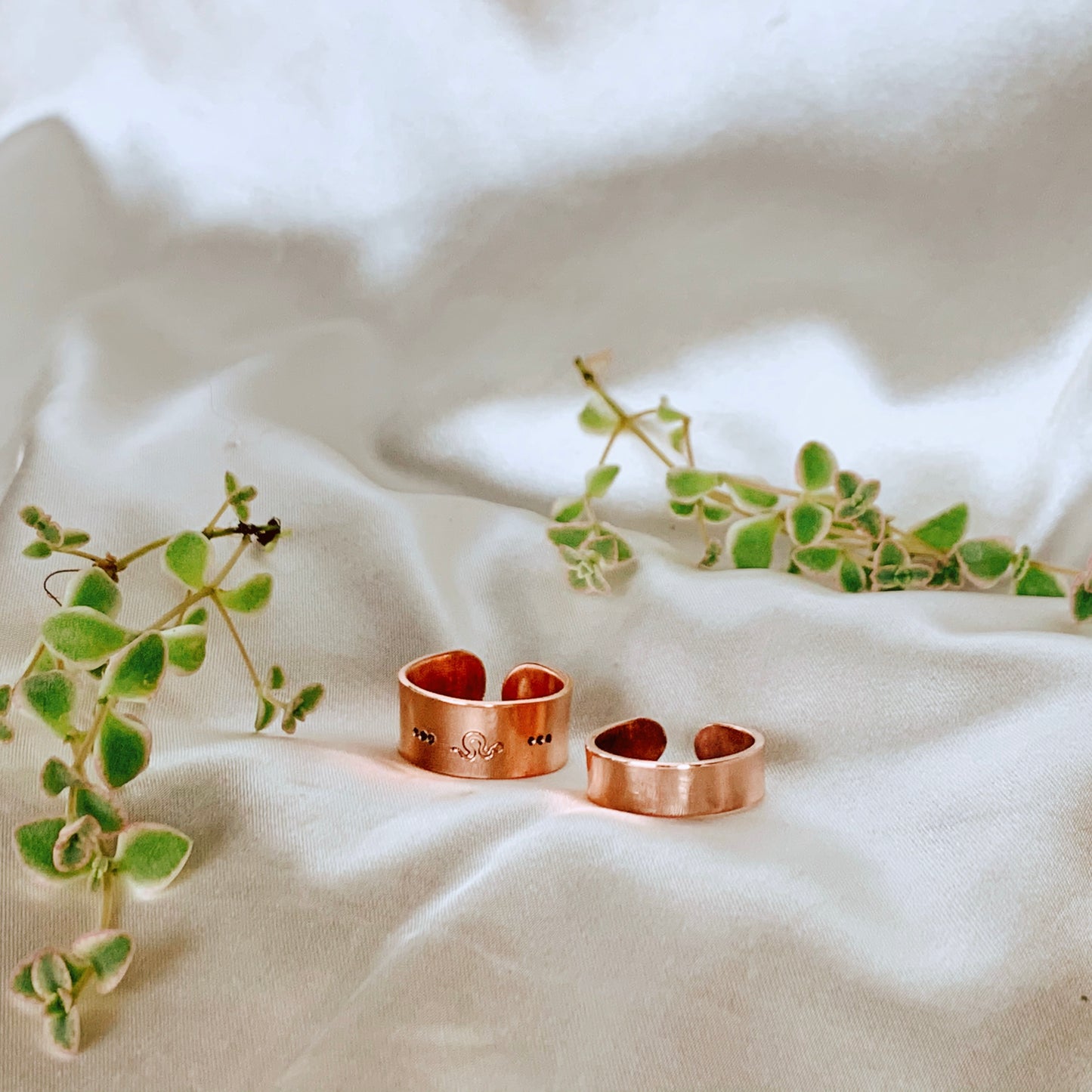 Custom Hand-Stamped Sterling Silver Ring (Pronoun / Word Band)