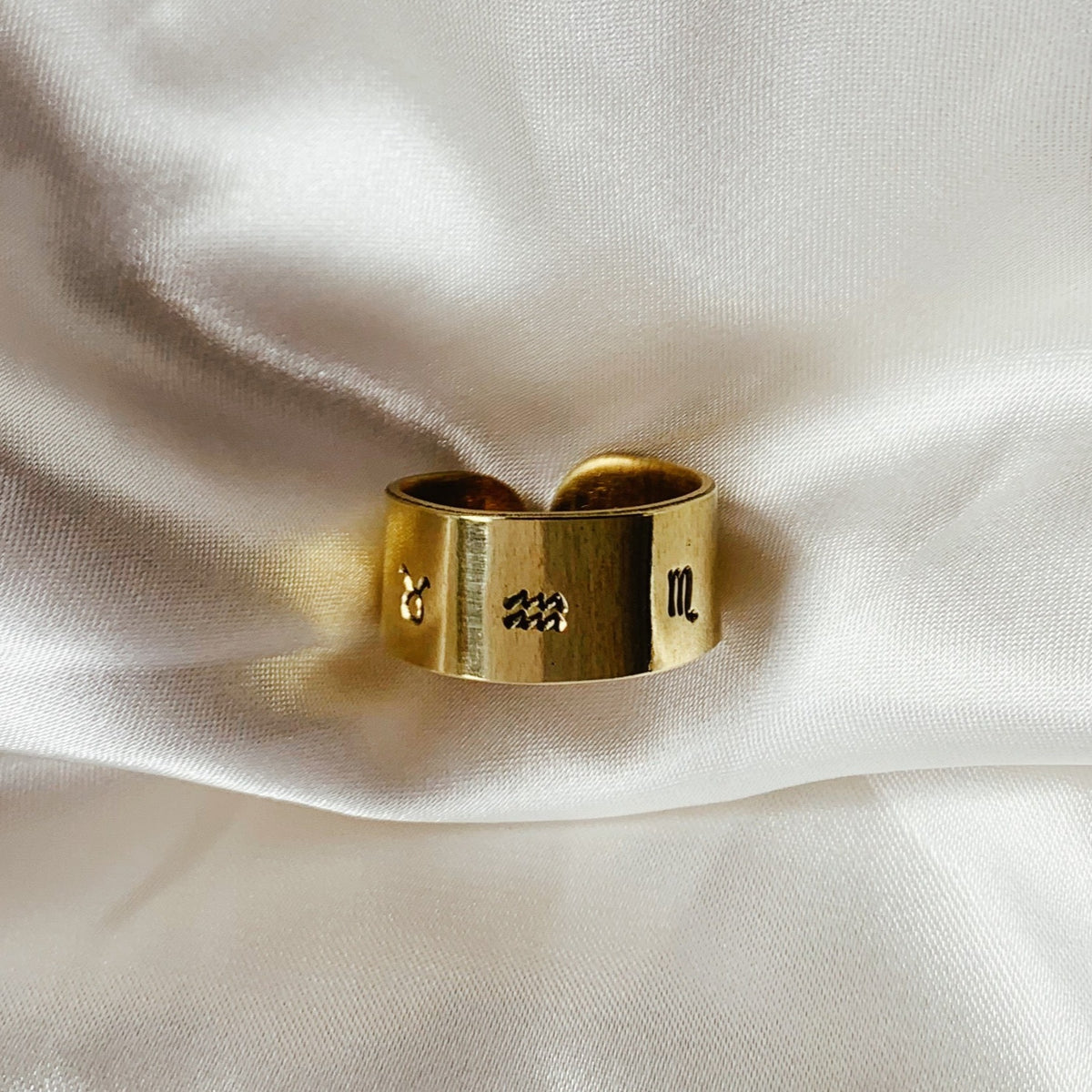 Big Three Astrology Ring  | Sun Moon Rising Ring