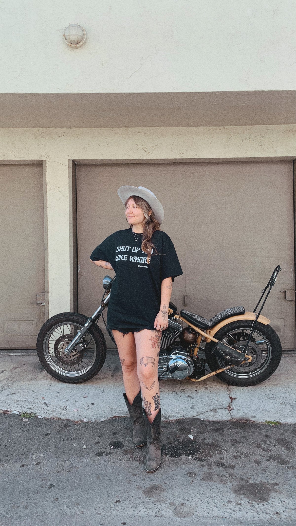 Coke Whore Classic | Shut Up You Coke Whore| Funny Graphic Streetwear Tee – Let the Shirt Do the Talking | Black Shirt