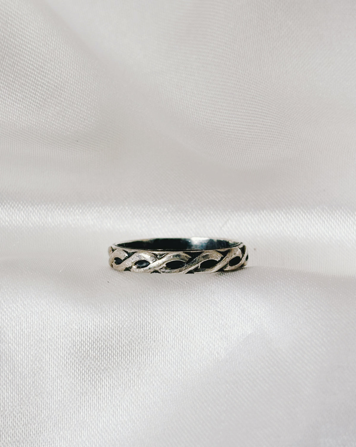 Sterling Silver Rope Stacking Ring