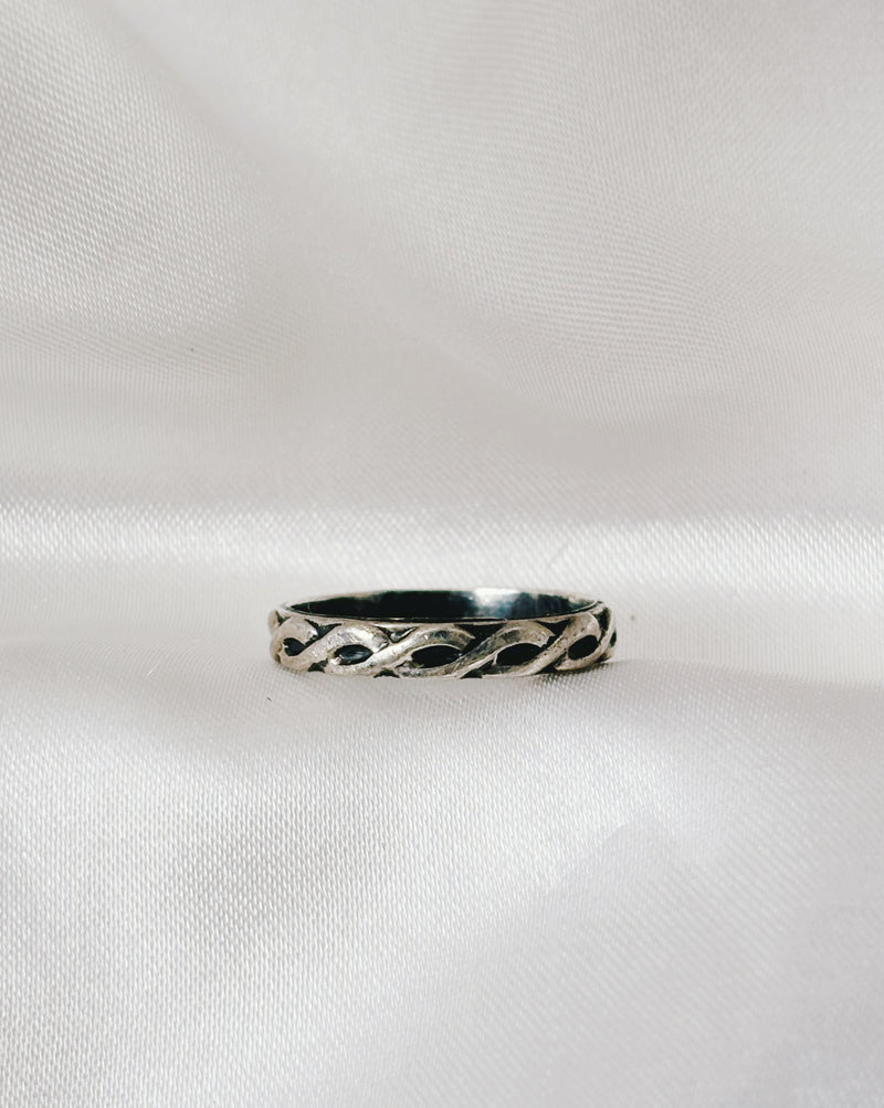Sterling Silver Rope Stacking Ring