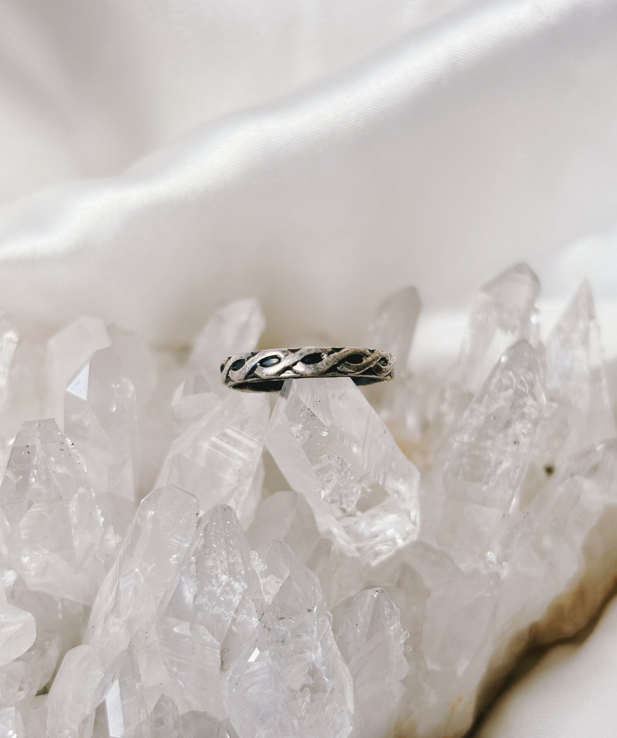 Sterling Silver Rope Stacking Ring