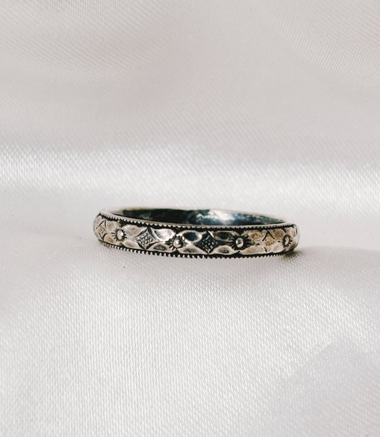 Sterling Silver Stardash Stacking Ring