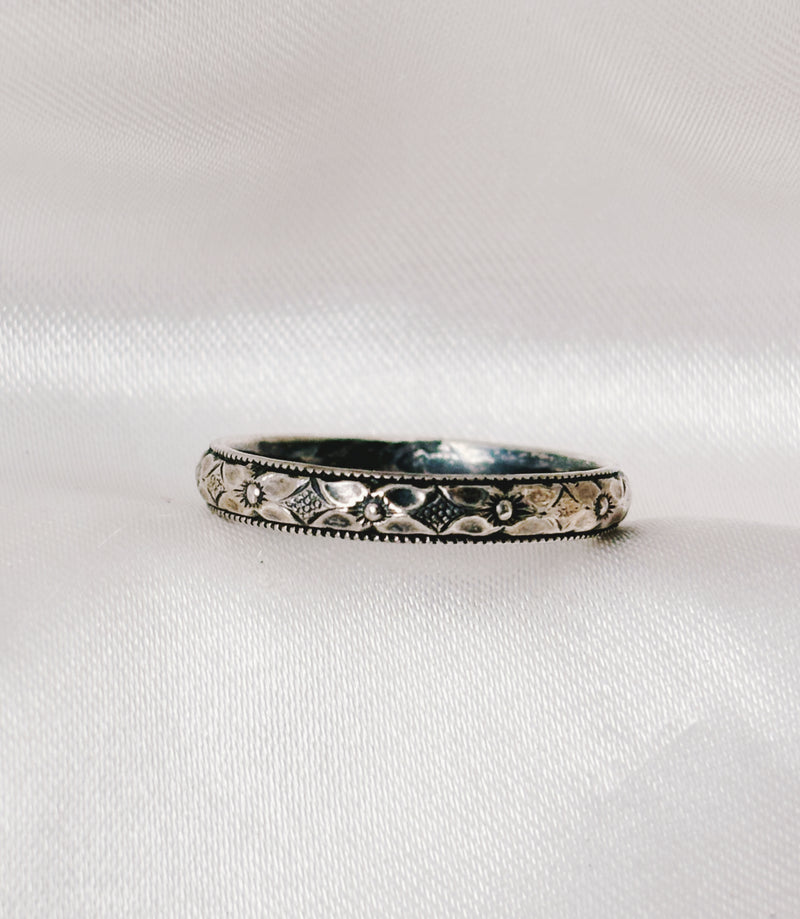 Sterling Silver Stardash Stacking Ring