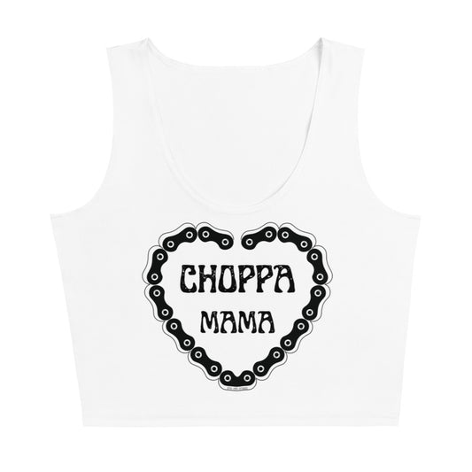 Choppa Mama | Chainlink Heart | Ribbed Tank Top