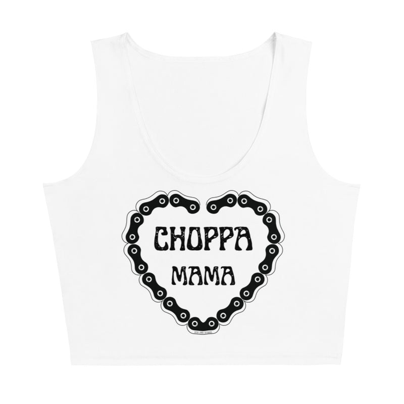 Choppa Mama | Chainlink Heart | Ribbed Tank Top